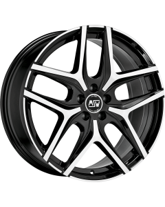 W19325502T56   MSW 40   BLACK FULL POLISHED (GBFP)   9x19 5x112 ET 38 ø 73.1